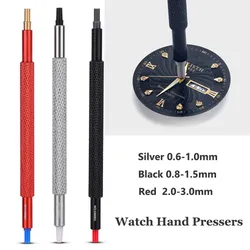 3 teile/los Uhr Handpresse Drücker Fitting Set Kit Armbanduhr Gummi kopf für Uhr Nadel werkzeuge für