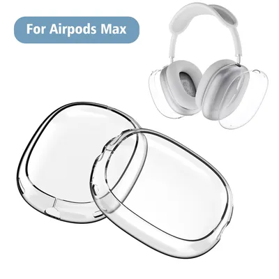 Für AirPods Max Transparente Hülle Weiche TPU Anti-Scratch Cover Sleeve Schutzhüllen Für Apple AirPods Max Kopfhörer Zubehör Image