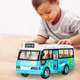 Stadtbus Spielzeug autos Flughafen autos aus Metall druckguss für Jungen Mädchen Spiel fahrzeug