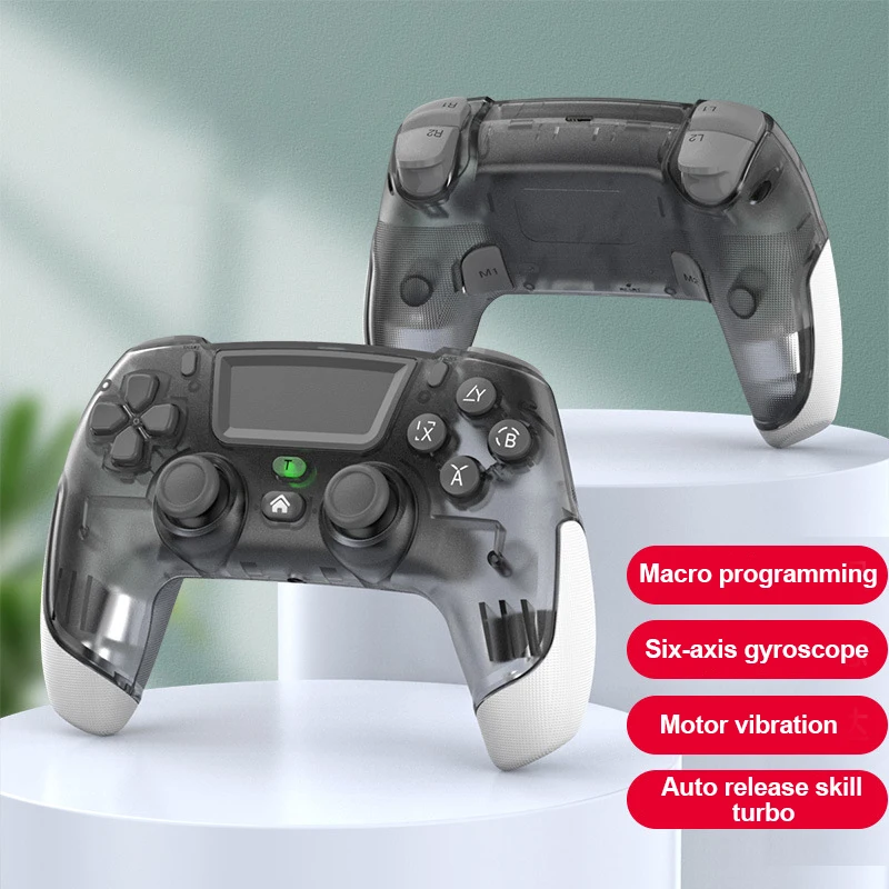Drahtloser Game-Controller für P4 Slim/Pro Elite Switch Dual Vibration Gaming Gamepad USB Joysitck mit Sechs-Achsen-Gyroskop Image
