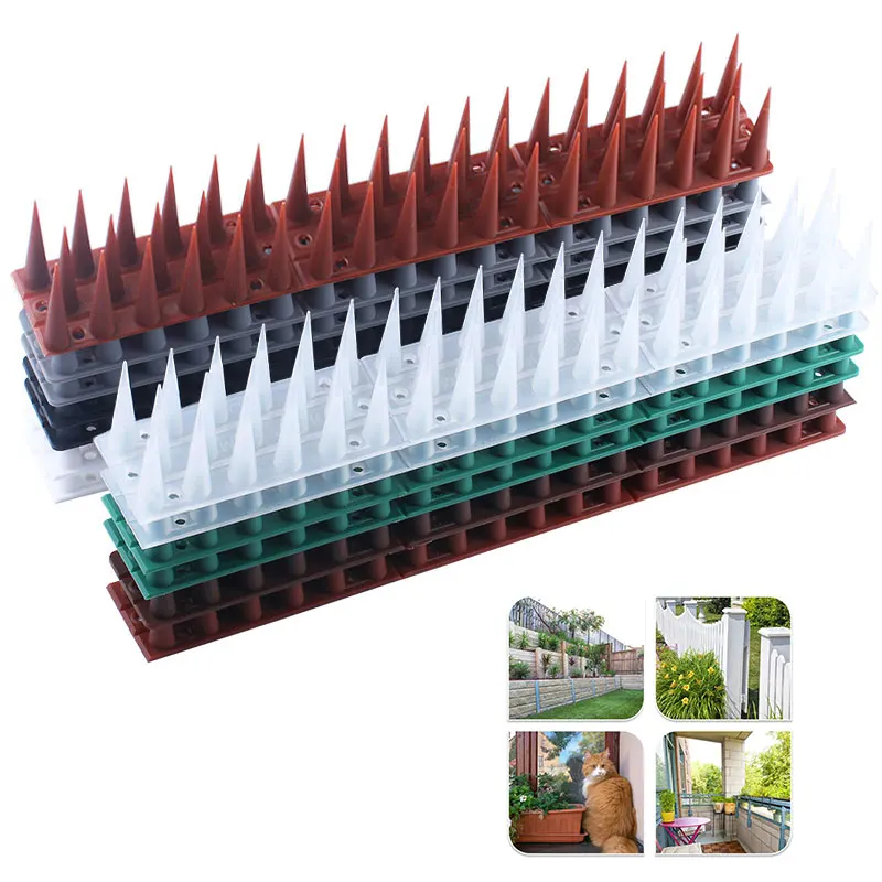 Anti-Tauben-Vogels pitzen praktische Abschreckung Anti-Diebstahl Anti-Katzen zaun Wand spikes Katze Anti-Vogel Dorn Garten Sicherheit 335*44mm Image