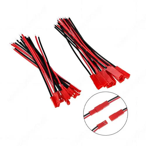 10/2 pairs 100/150mm Männlichen & Buchse JST Stecker Kabel Für RC BEC Batterie Hubschrauber DIY FPV