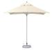 HomeRoots 491959 8 ft. Ecru Polyester Square Market Patio Umbrella