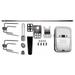 OneGrill Universal Grill Rotisserie Kit - 24â€� x 5/16â€� w/Chrome Cordless Motor (Grills Up to 17 Wide). NOT for Weber