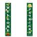 piaybook Banners and Flags Couplets Decorated Curtain Banners Decorated Porches Hung Welcome Signs Ireland Couplets Home Garden Outdoor Flag Banner