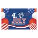 piaybook Banners and Flags Independence Day Flag Polyester Hanging Cloth Background Banner Decoration 90*150cm/35*59 Inches Home Garden Outdoor Flag Banner