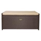 BULYAXIA Deck Box Cushion 60 Gallon Outdoor Patio Storage Bench Shed Cabinet Container Furniture Pools Yard Tools Porch Backyard