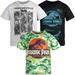 Jurassic Park T-Rex Toddler Boys 3 Pack T-Shirts Toddler to Big Kid