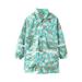 Lindreshi Rain Jacket Kids Clearance Rainy Season Children s Raincoat Jacket Cute Print Hooded Mid-length Jacket with Pockets