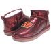 Women's Cuce Burgundy Washington Commanders Sequin Ankle Boots