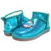 Women's Cuce Aqua Miami Dolphins Sequin Ankle Boots
