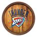Oklahoma City Thunder 20.25'' Faux Barrel Top Sign