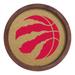 Toronto Raptors 20.25'' Round Faux Barrel Framed Cork Board