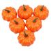 Augper Artificial Assorted Pumpkins Mini Fake Pumpkins Artificial Vegetables For Halloween