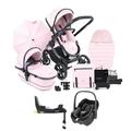 iCandy Peach 7 Travel System | Complete Maxi Cosi Pebble 360 plus ISOFIX Bundle (Colour: Blush Phantom)