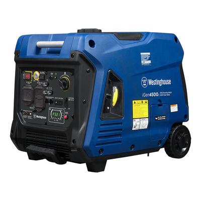 Westinghouse iGen4500C 224 CC Gasoline-Powered Portable Inverter Generator with Electric / Recoil / Remote Start and CO Sensor - 3,700 / 4,500W