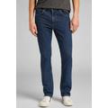 Straight-Jeans LEE "Brooklyn" Gr. 30, Länge 34, blau (dark stone wash) Herren Jeans Straight Fit