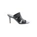 Cole Haan Heels: Slip-on Stilleto Cocktail Party Black Solid Shoes - Women's Size 11 - Open Toe