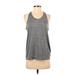 Adidas Active Tank Top: Gray Activewear - Women's Size Small