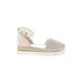 Vince Camuto Flats: Espadrille Platform Boho Chic Ivory Shoes - Women's Size 7 - Almond Toe