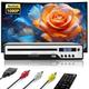 Maite DVD Player for TV, HDMI DVD Player with SD Card Reading/USB Input, Region Free DVD Player with HDMI/RCA Output, Compact DVD Player Karaoke Entertainment