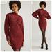 Anthropologie Dresses | Anthro + Lace Embroidered Mini Red / Wine Holiday Dress. Nwt | Color: Red | Size: 22