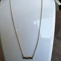 Kate Spade Jewelry | Kate Spade Gold-Tone Metal Mom Pendant Necklace 16" With 3" Extender - Bnwt | Color: Gold | Size: Os