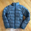 The North Face Jackets & Coats | North Face Womens Xs Blue 96 Vintage Retro Nuptse Puffer Jacket 700 Down Coat | Color: Blue/Gray | Size: Xs