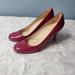 Kate Spade Shoes | Kate Spade Red Pump With Striped Heels - Size 8 | Color: Black/Red | Size: 8