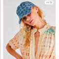 Free People Accessories | Free People Birdie Plaid Baseball Hat | Color: Blue | Size: Os