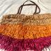 J. Crew Bags | Jcrew Nwt Fringe Bag | Color: Orange/Pink | Size: Os