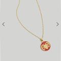 Madewell Jewelry | Madewell Aries Necklace | Color: Gold/Red | Size: Os