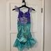 Disney Costumes | Little Mermaid Play Costume -Like New 4-6x S | Color: Green/Purple | Size: S