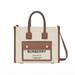 Burberry Bags | Burberry Freya Mini Leather-Trimmed Printed Canvas Tote | Color: Tan | Size: Os