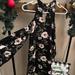 American Eagle Outfitters Dresses | American Eagle Off The Shoulder Dress Sz Small | Color: Black/White | Size: S