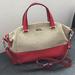 Kate Spade Bags | Kate Spade Charlotte Street Sloan Satchel Deep Blaze Red/ Natural Canvas - Nwot | Color: Red/Tan | Size: Os