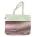 J. Crew Bags | Nwot - J. Crew Red Striped Canvas Tote Bag | Color: Cream/Red | Size: Os