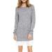 Anthropologie Dresses | Anthropologie Moth Wool Blend Crew Neck Sweater Dress Szm | Color: Gray | Size: M