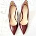 Nine West Shoes | Nine West Shoes, Wine Color, 3.5 Inch Heels | Color: Red | Size: 5