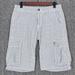 Levi's Bottoms | Levis Cargo Shorts Boys 18 / 29 Black White Engineer Stripe 100% Cotton 31 X 12 | Color: Black/White | Size: 18b