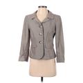 Ann Taylor Blazer Jacket: Gray Tweed Jackets & Outerwear - Women's Size 2