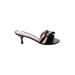 Stuart Weitzman Mule/Clog: Black Solid Shoes - Women's Size 9 1/2 - Open Toe