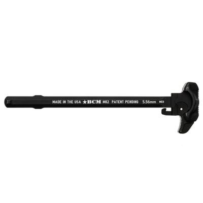 Bravo Company MFG Asymmetric MK2 Charging Handle Black Medium BCM-GFH-MK2-MED