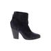 Rag & Bone Ankle Boots: Blue Solid Shoes - Women's Size 36 - Almond Toe