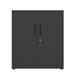 Kaiyi 7 Steel Single Storage Cabinet ( 35.43" H x 31.5" W x 15.75" D) Steel in Black | 35.43 H x 31.5 W x 15.75 D in | Wayfair CBT-1012-0