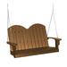 Wildridge 2 Person Porch Swing Plastic in Brown | 28 H x 52 W x 29 D in | Wayfair LCC-203-tudor brown