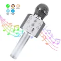 Microphone Bluetooth sans fil pour enfants microphone de karaoké pour adultes jouets pour garçons