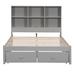 Latitude Run® Harbard Full/Double Storage Standard Bed Wood in Gray | 48.2 H x 55 W x 84.8 D in | Wayfair 877BCA089B3A4182B468BE9884A97C89