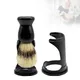 Ensemble de support de brosse de rasage en acrylique pour hommes support de barbe rasoir kit de