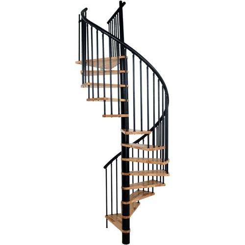 Minka Spindeltreppe SPIRAL EFFECT schwarz Wendeltreppe , 120 cm, Weiß